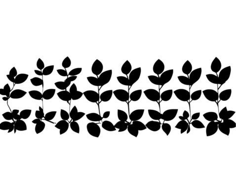 Abstract Decorative Floral Line Art Background Illustration