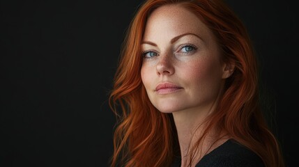 Fototapeta premium woman best portrait shot from professional photographer