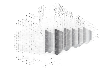 3D Illustration Architecture Model Design Building Structure Background