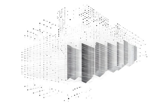 3D Illustration Architecture Model Design Building Structure Background - Powered by Adobe