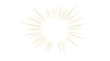 Fototapeta premium Abstract Exploding Light Illustration with Transparent Background