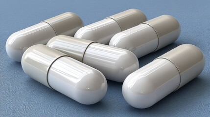 Multiple bottles of diet pills arranged on a clean, simple surface - lose slimming white fat