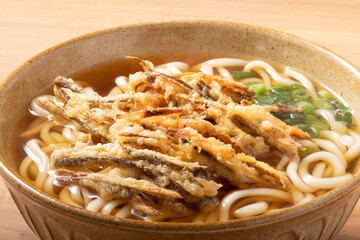 ごぼう　かき揚げうどん