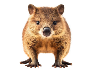 Fototapeta premium Cute Isolated Possum Portrait, Adorable Animal Illustration