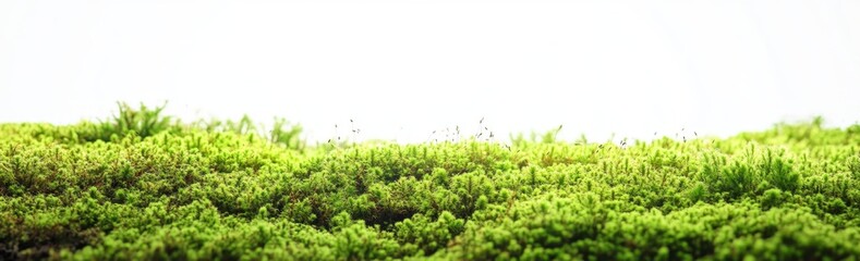 Lush Green Moss Field