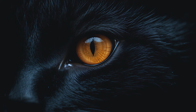 close up of a cat black and white cat black cat portrait beautiful view and seen beautiful background and wallpaper hd picture