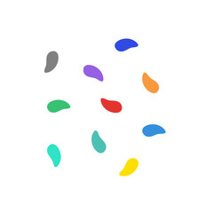 Colorful Dots Pattern Abstract Background. Vector Illustration