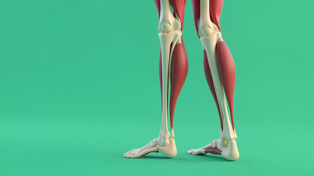 Fibularis longus Muscle Anatomy For Medical Concept 3D