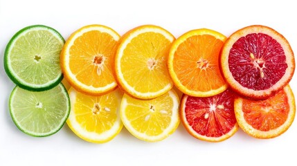 Fototapeta premium Citrus Fruit Slice Display