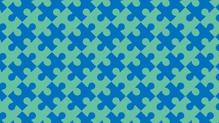 seamless pattern with puzzle pieces