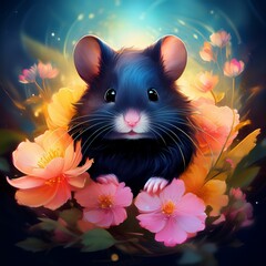 Niedlicher kleiner Hamster