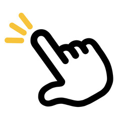 指さし　アイコン　記号　、