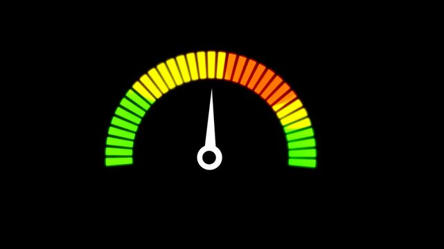speed meter animation., speedmeter icon, animated car fuel dashboard moving up sign or speed rpm meter concept motion graphic. speed indicator, speedometer.