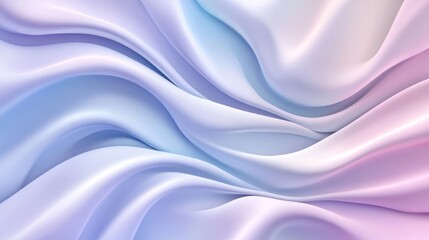 Soft, pastel-colored fabric with flowing, wavy folds