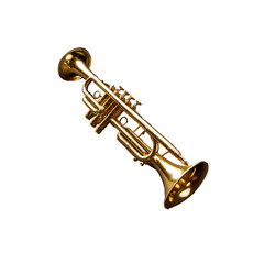 Obraz premium a illustration vector logo symbol image of a musical instrument trumpet 