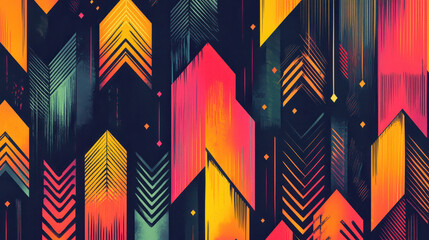 Vivid conceptual wildlife awareness illustration in urban environment, artistic and abstract with copy space for environmental campaign and colorful design.