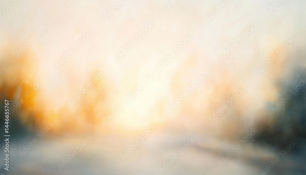 Aufkleber Abstract Painting Featuring Soft Light and Gradient Color Wash on Textured Background Art Canvas For Modern Interior Design Wall Art