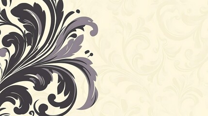 Elegant Flourish Design Background