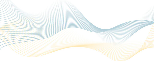 banner backgrond,blue and yellow line wave effect abstarct backgrounnd line.shape.vector. modern