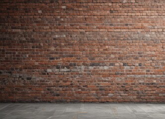 Realistic brick wall backdrop, weathered poster mockup, poster design, marketing
