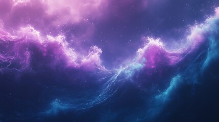 Fototapeta premium Cosmic Nebula Cloud Formation