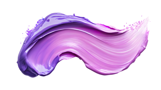 Abstract Isolated Purple Pink Paint Brushstroke Background Illustration - Powered by Adobe