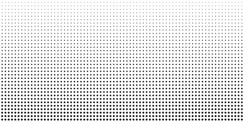 Halftone gradient. Dotted gradient, smooth dots spraying and halftones dot background seamless horizontal geometric pattern vector template set eps 10