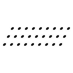 Minimalist Dotted Shape