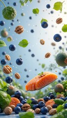 Healthy Ingredients in Motion – Superfoods Explosion