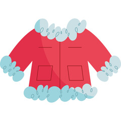 Flat Style Winter Sweater Vector Illustration