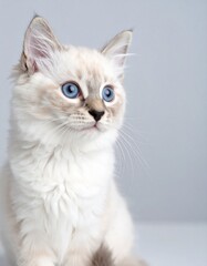 Fototapeta premium かわいい子猫の記念写真