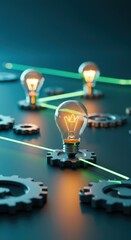 Illuminating Innovation: Network of Ideas and Gears