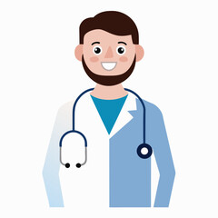 Fototapeta premium doctor with stethoscope