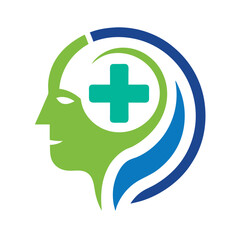 Obraz premium A logo-psychiatric-mental-and-medical-logo 