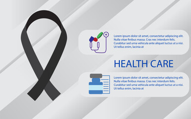 The concept of universal health care , graphic health care, medical services and hygiene education