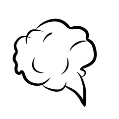icon speech bubbles vector 