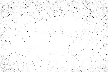 Abstract Black Background with White Speckle Pattern Illustration