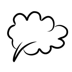 icon speech bubbles vector 