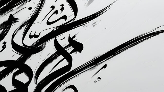 Artistic Arabic Calligraphy Design