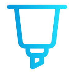 icon filter with style gradient