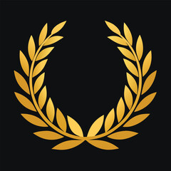 Laurel crown gold
