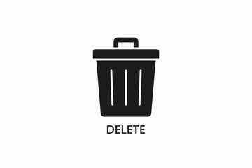 Delete Icon Or Logo Isolated Illustration