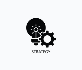 Strategy Icon Or Logo Isolated Illustration