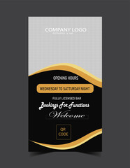 Business development is driving attractive food vendors showcasing their products through flyer designs