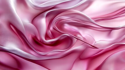Fototapeta premium Draped Pink Fabric Texture