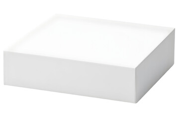 Blank White Rectangular Box Illustration