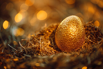 Experience charming captivating beauty and deep meaning of charming golden egg, shining with endless potential and hidden treasures, inspiring wonder and excitement for charming unexpected surprises i