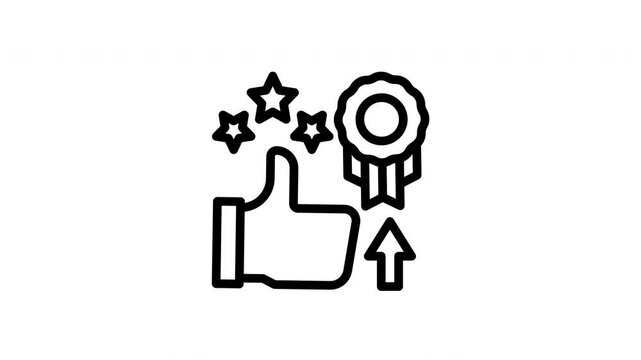 excellence animated icon