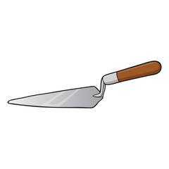 mason trowel vector illustration