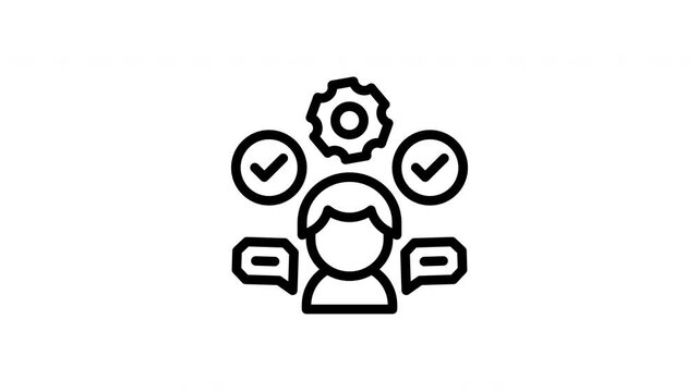 responsibility animated icon